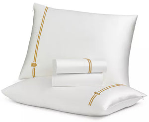 Silk Pillowcases with Matching Cotton Sheets